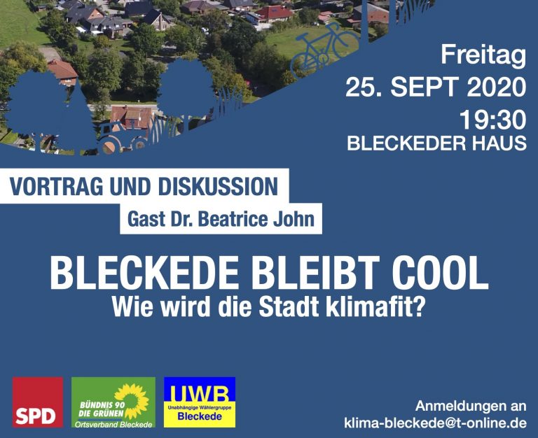 Bleckede bleibt cool – Wie wird die Stadt klimafit?